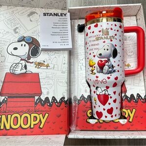 Custom printed Stanley Snoopy Valentine Love Travel Mug 40oz Tumbler